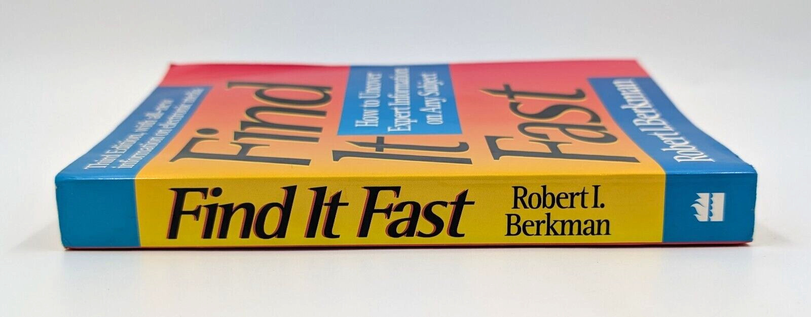Find It Fast Third Edition by Robert I. Berkman (1994, Trade Paperback)