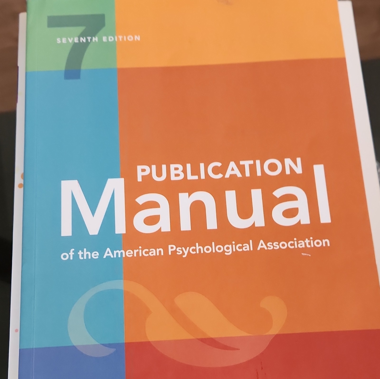 American Psychological Association APA Publication Manual 7th Ed Paperback 2020