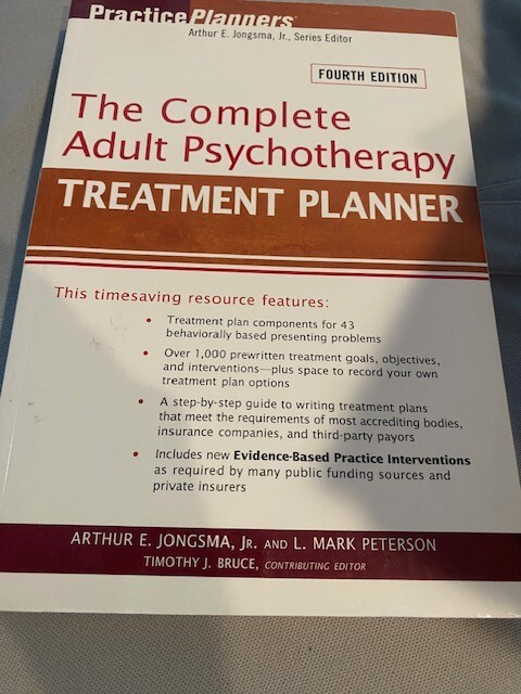 Lot of 2 The Complete Adult Psychotherapy Treatment Planner Fourth Edition