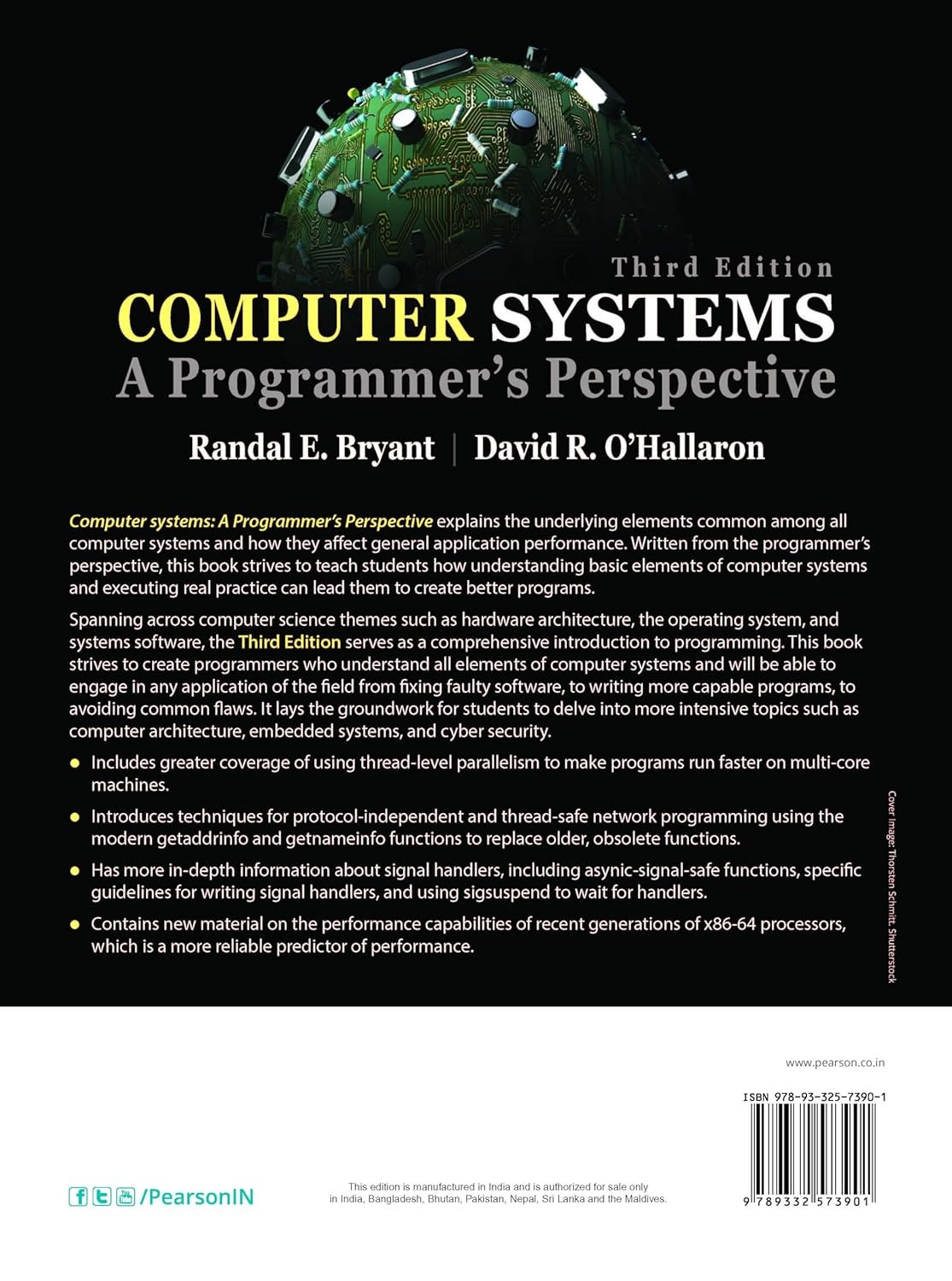 Computer Systems : A Programmer’s Perspective by Randal Bryant and David…