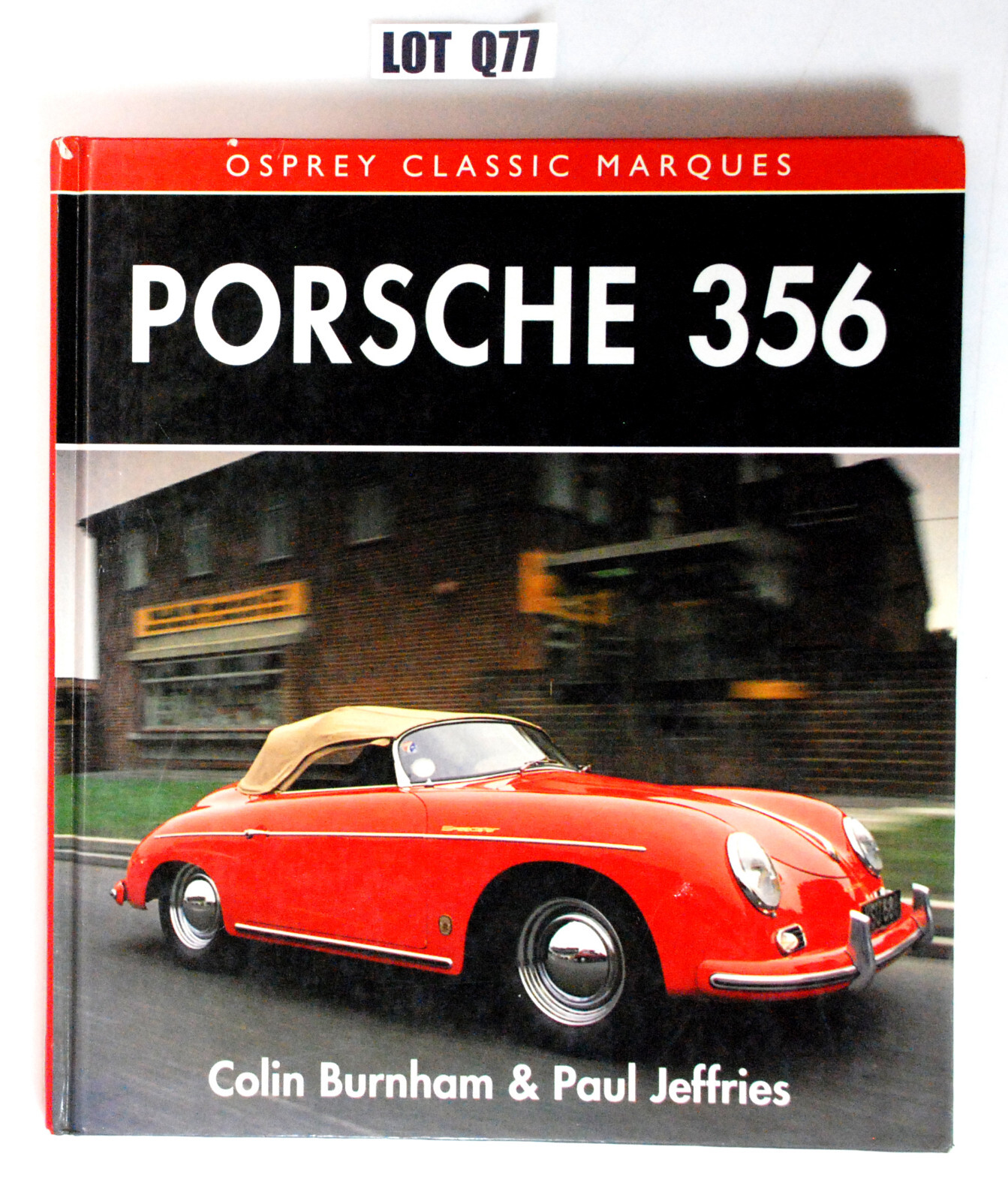 Porsche 356 By Burnham Jeffries Ospray Classic Book 1993 Hardcover Lot Q77