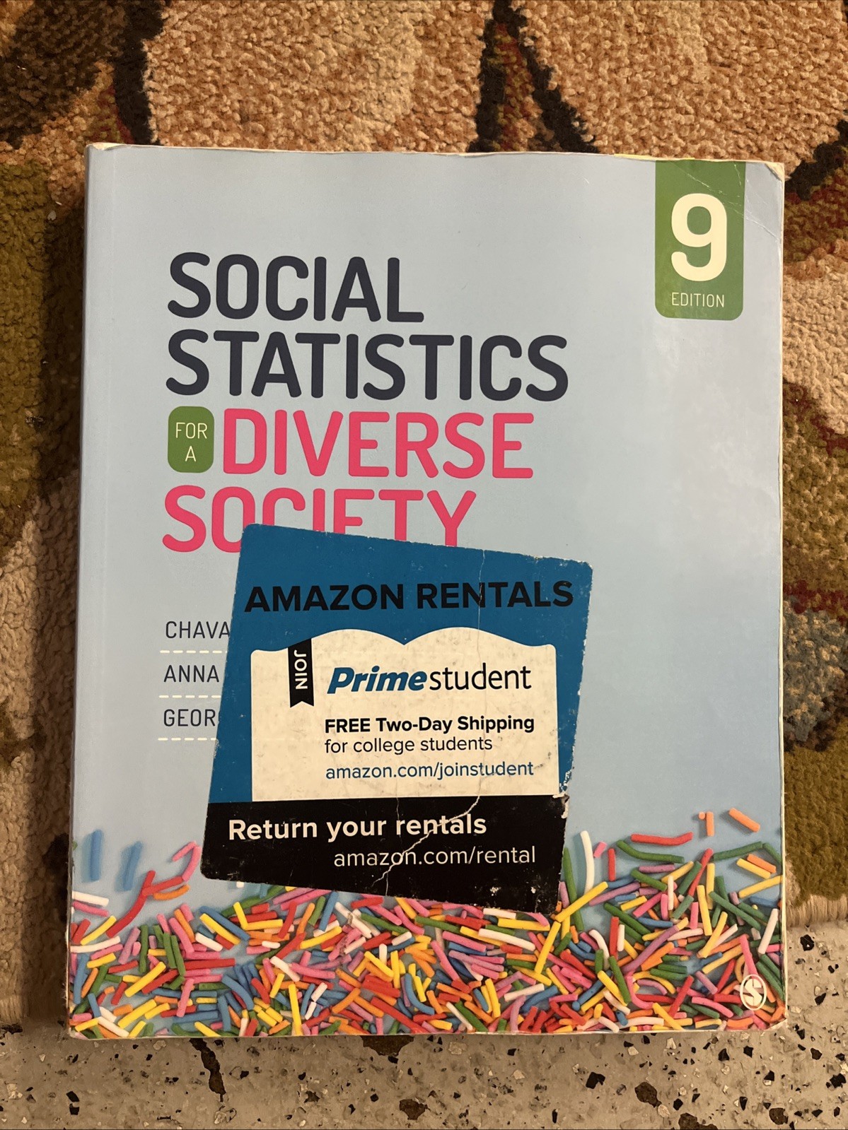 Social Statistics for a Diverse Society by Anna Y. Leon-Guerrero, Chava…