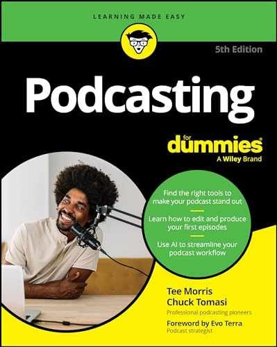 Podcasting For Dummies – Paperback, by Morris Tee; Tomasi Chuck – Very Good