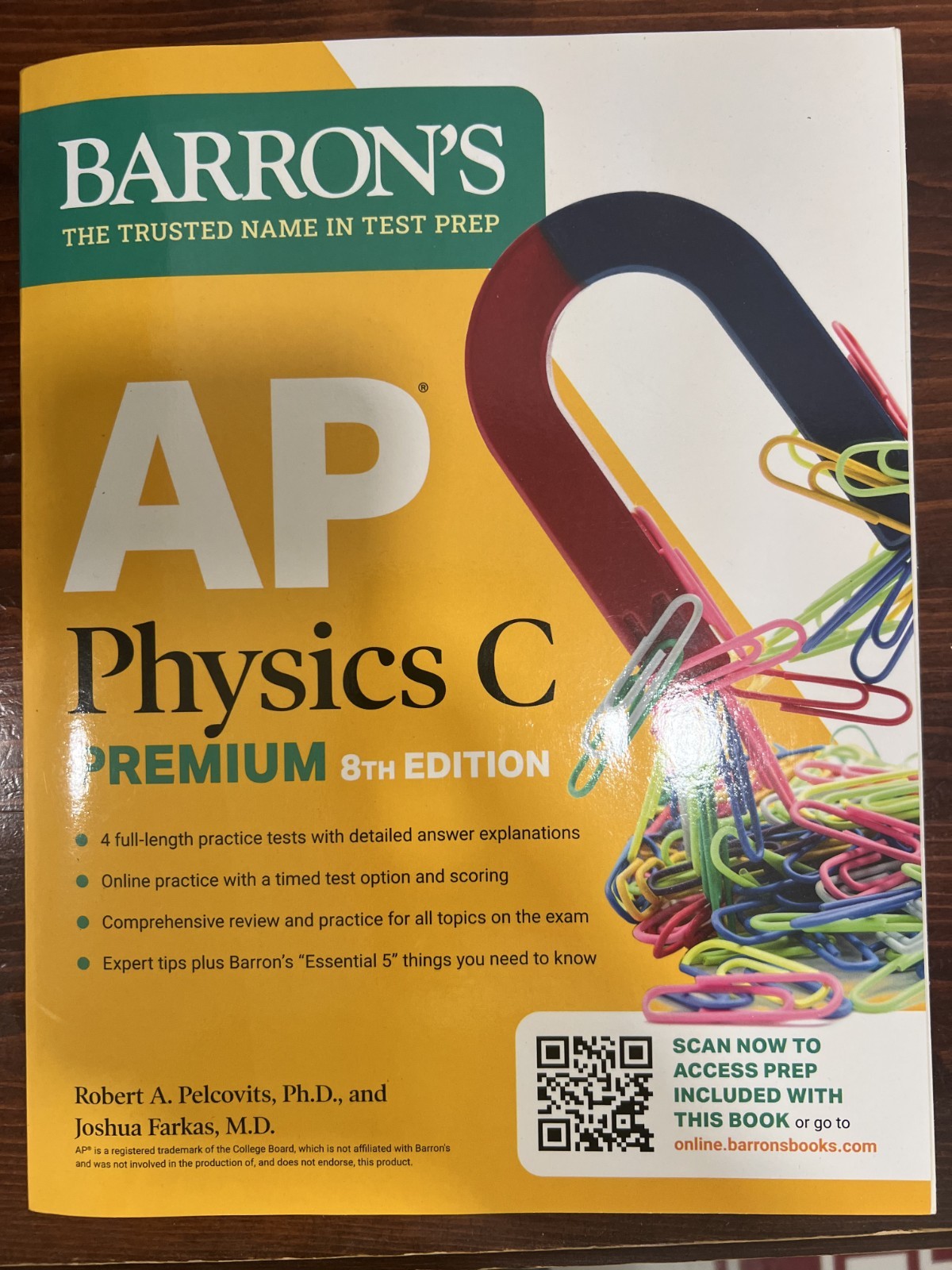 Barron’s AP Physics C Premium, Eighth Edition (2026) – Includes 4 Practice Tests