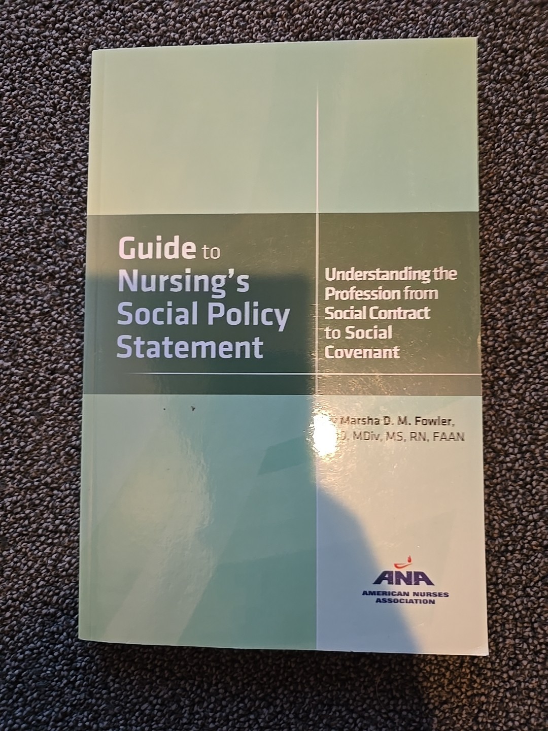 Guide to Nursing’s Social Policy Statement by Marsha D.M Fowler – Good Condition