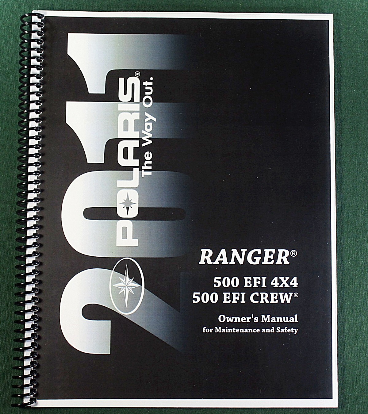 2011 Polaris Ranger 500 EFI Crew Owner’s Manual: 129 Pages & Protective Covers!