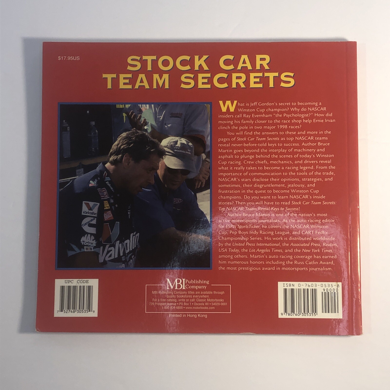 Stock Car Team Secrets: Top NASCAR Teams Reveal Keys to Success by Bruce Martin