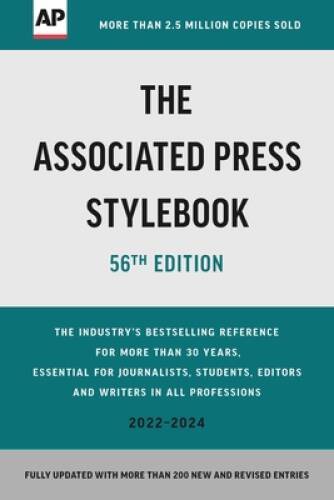 The Associated Press Stylebook: 2022-2024 – Paperback By Associated Press – GOOD
