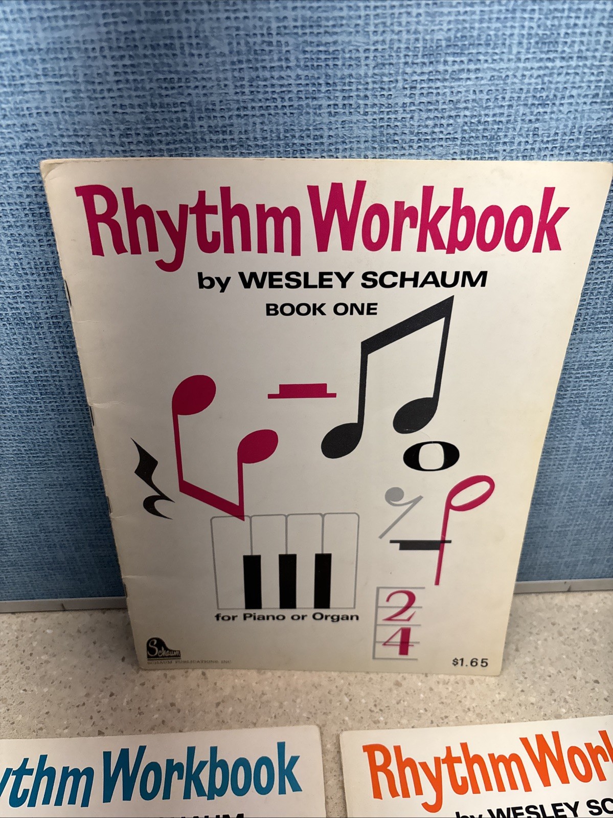 (3) Vintage 1970’s Rhythm Workbooks Book 1,3 & 4 – Wesley Schaum
