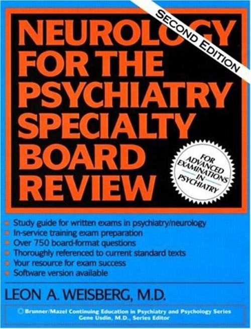 Neurology for the Psychiatry Specialist Board Paperback Leon A. W