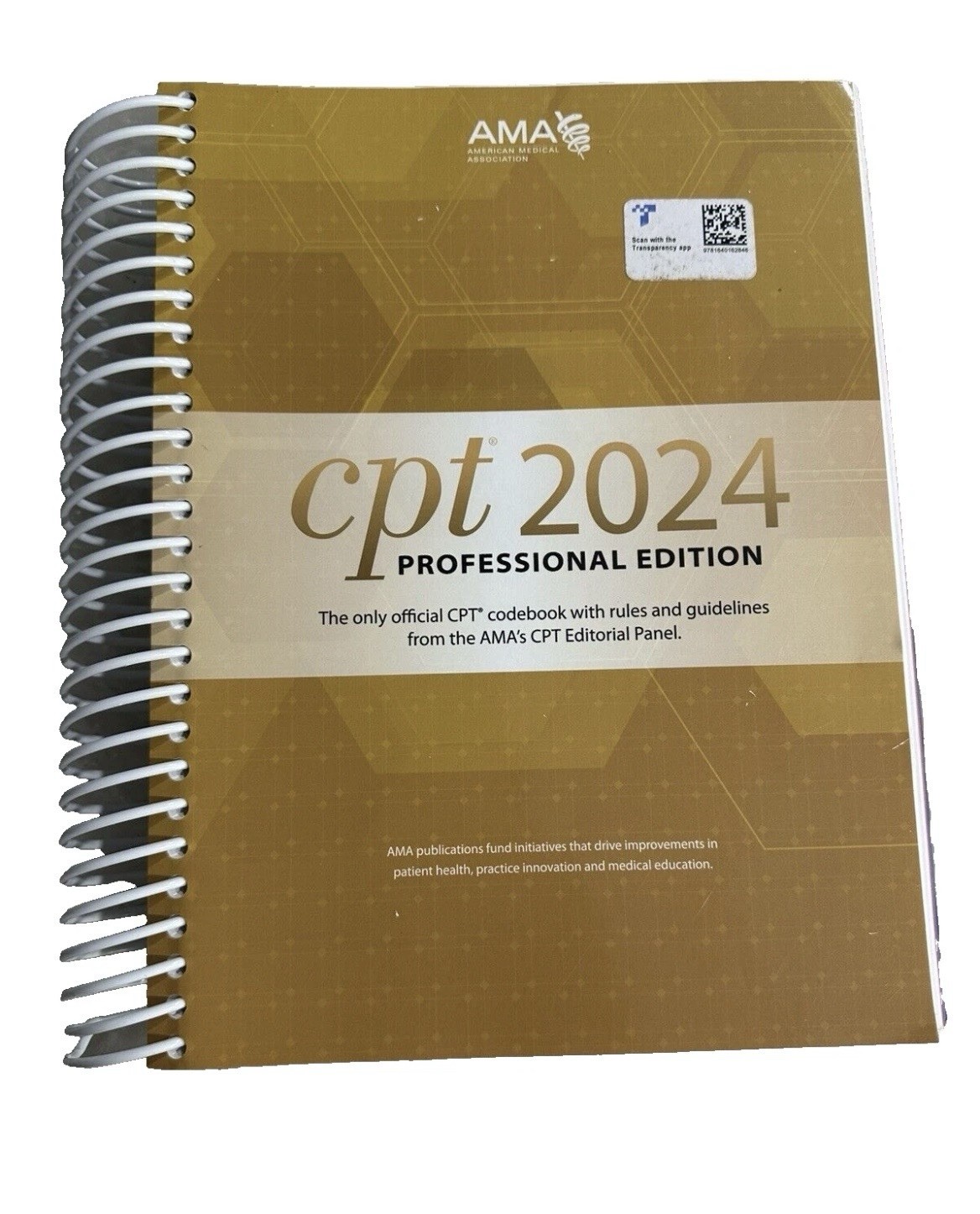 CPT Professional 2024 by American Medical Association (2023, Trade Paperback)
