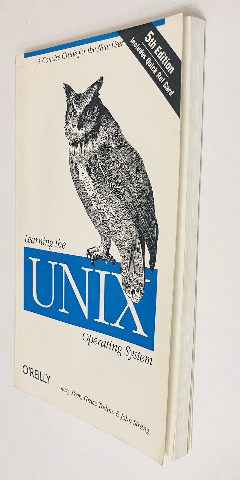 Learning the Unix Operating System 5th Ed O’Reilly Peek Todino Strang PB 2002 VG