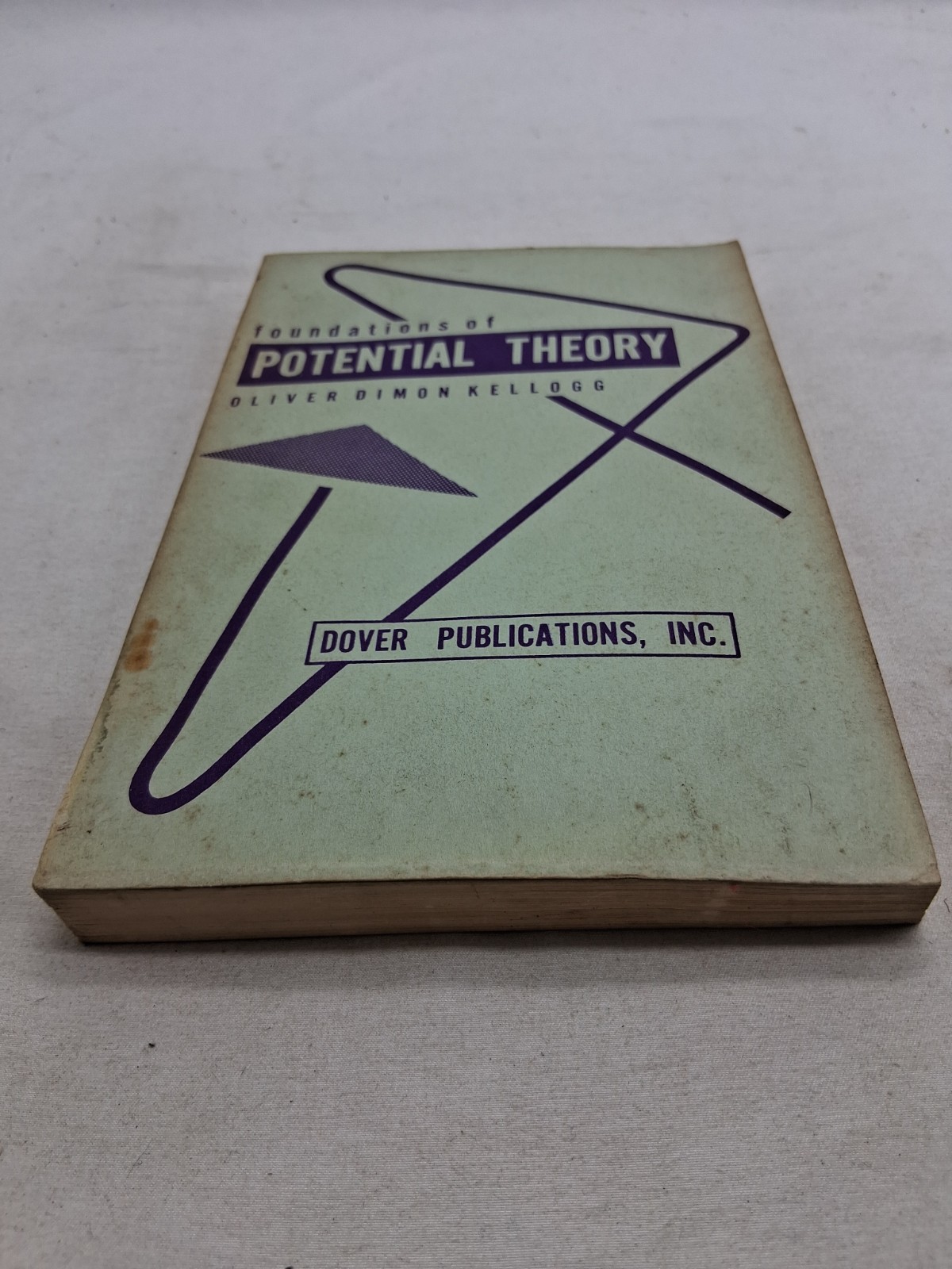 Foundations of Potential Theory by Oliver D Kellogg 1953 PB Dover
