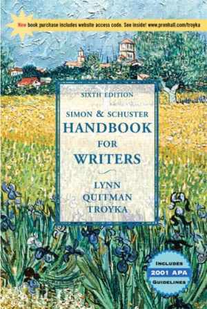 Simon And Schuster Handbook for – Hardcover, by Troyka Lynn Quitman – Good