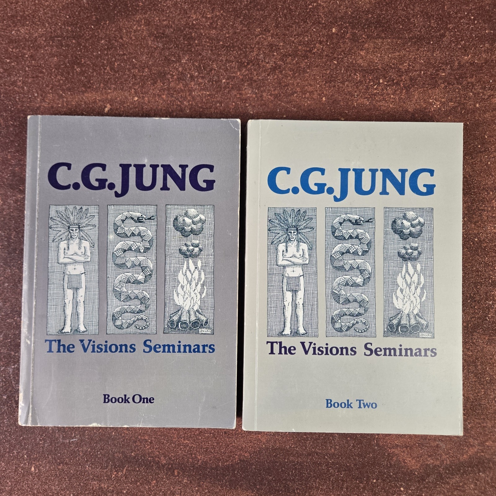 VISIONS: Notes of the Seminar 1930-1934 2 Volume Set C. G. Jung Soft Cover 1976