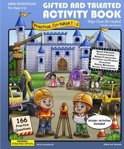 Gifted and Talented Test Prep: Activity Book for Children Ages 3-6 in…