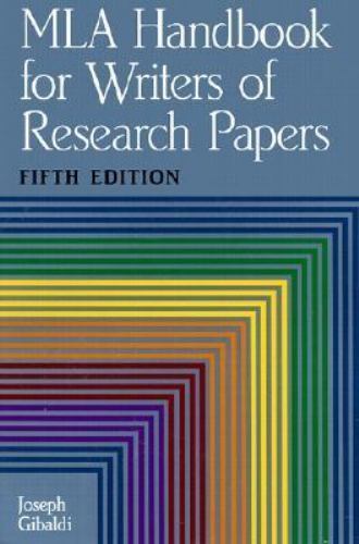 Mla Handbook for Writers of Research Papers by Joseph Gibaldi