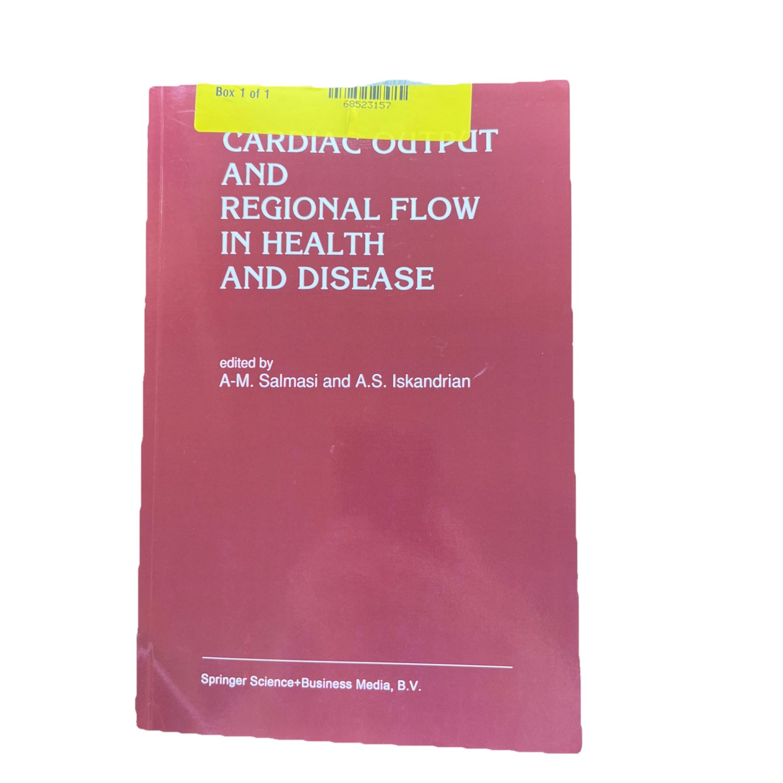 Developments in Cardiovascular Medicine Cardiac Output Regional Flow in Health