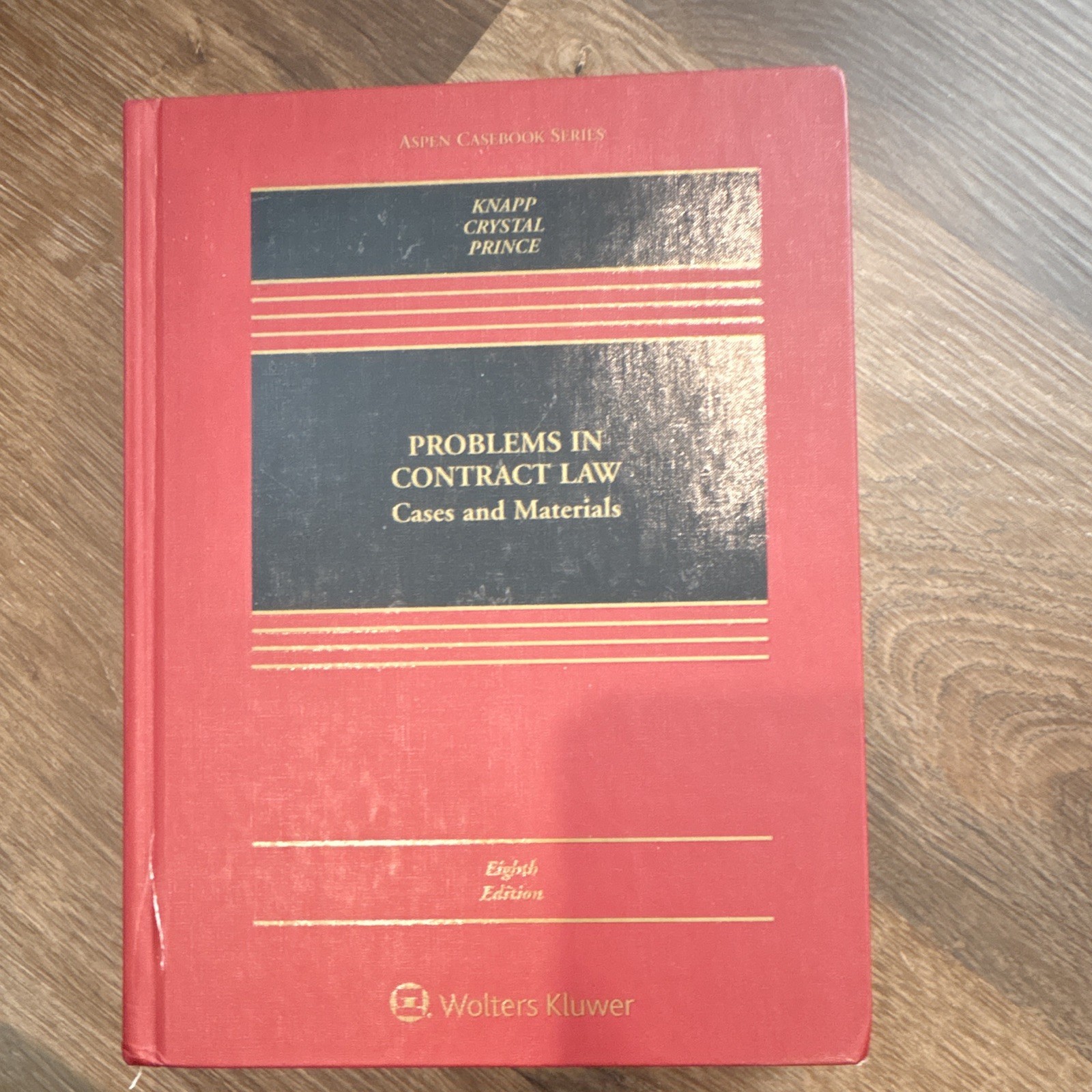 Wolters Kluwer Aspen Casebook Problems in Contract Law 8th Ed HC 2016