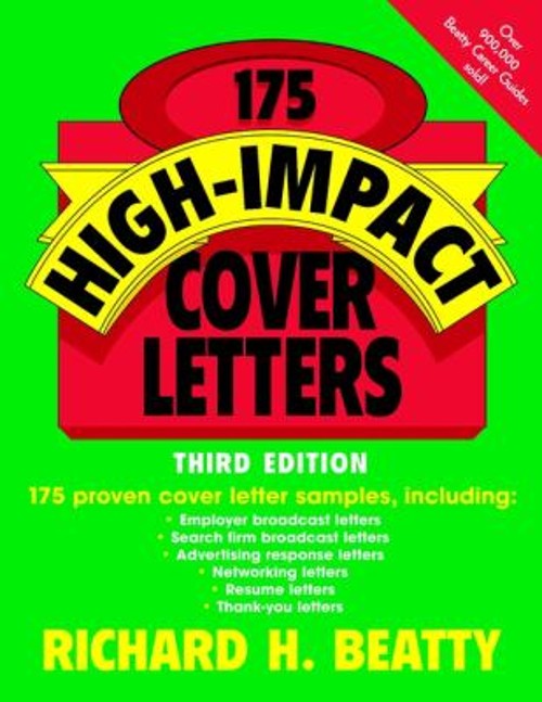 175 High-Impact Cover Letters Paperback Richard H. Beatty