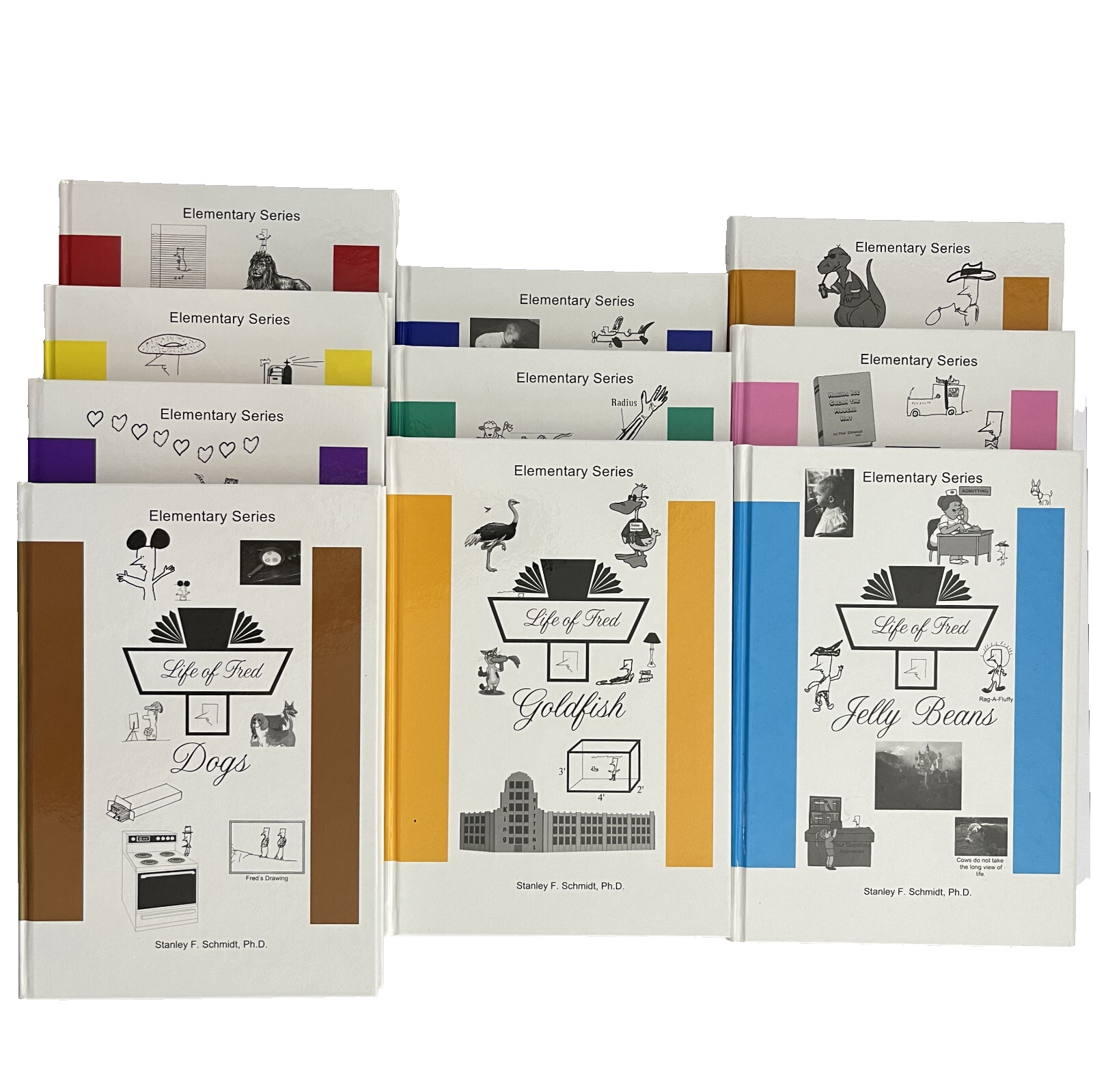Life of Fred Elementary Series Math Books (Complete set of 10) – Excellent