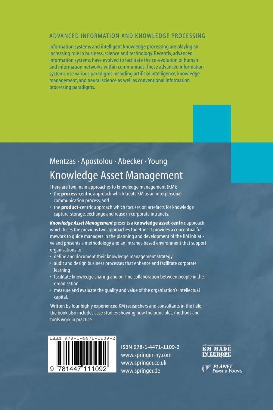 Knowledge Asset Management: Advanced Information and Knowledge Processing
