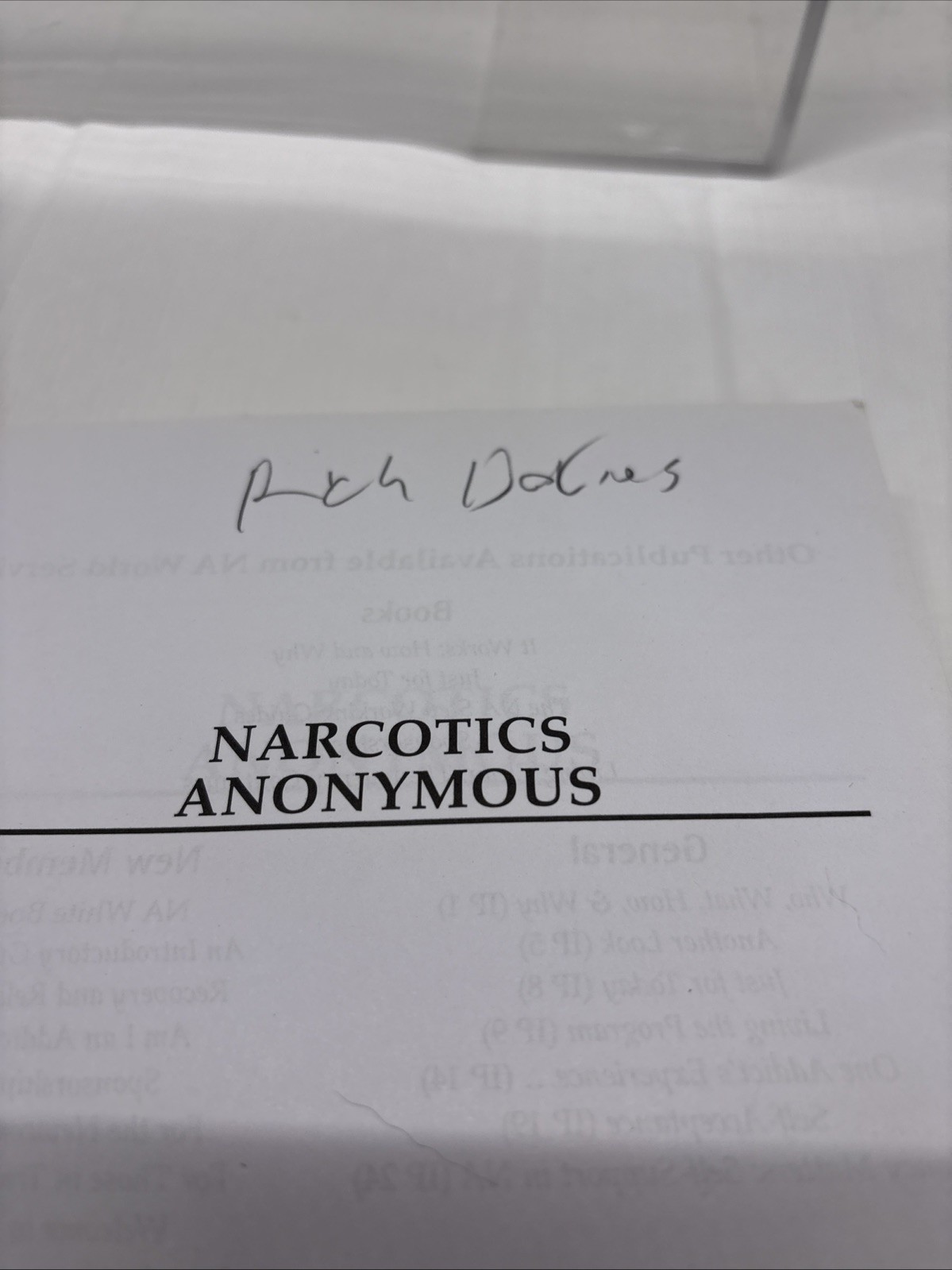 Narcotics Anonymous – Paperback By World Service Office – GOOD