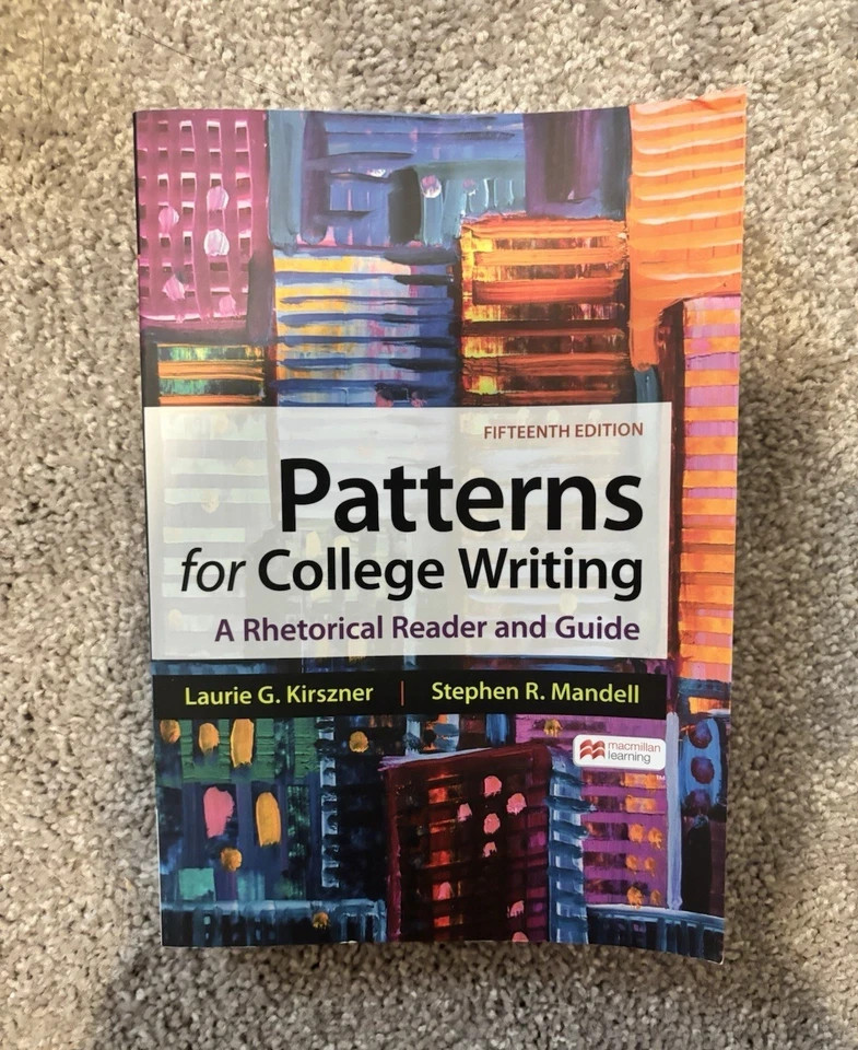 Patterns for College Writing: A Rhetorical Reader and Guide Paperback GOOD