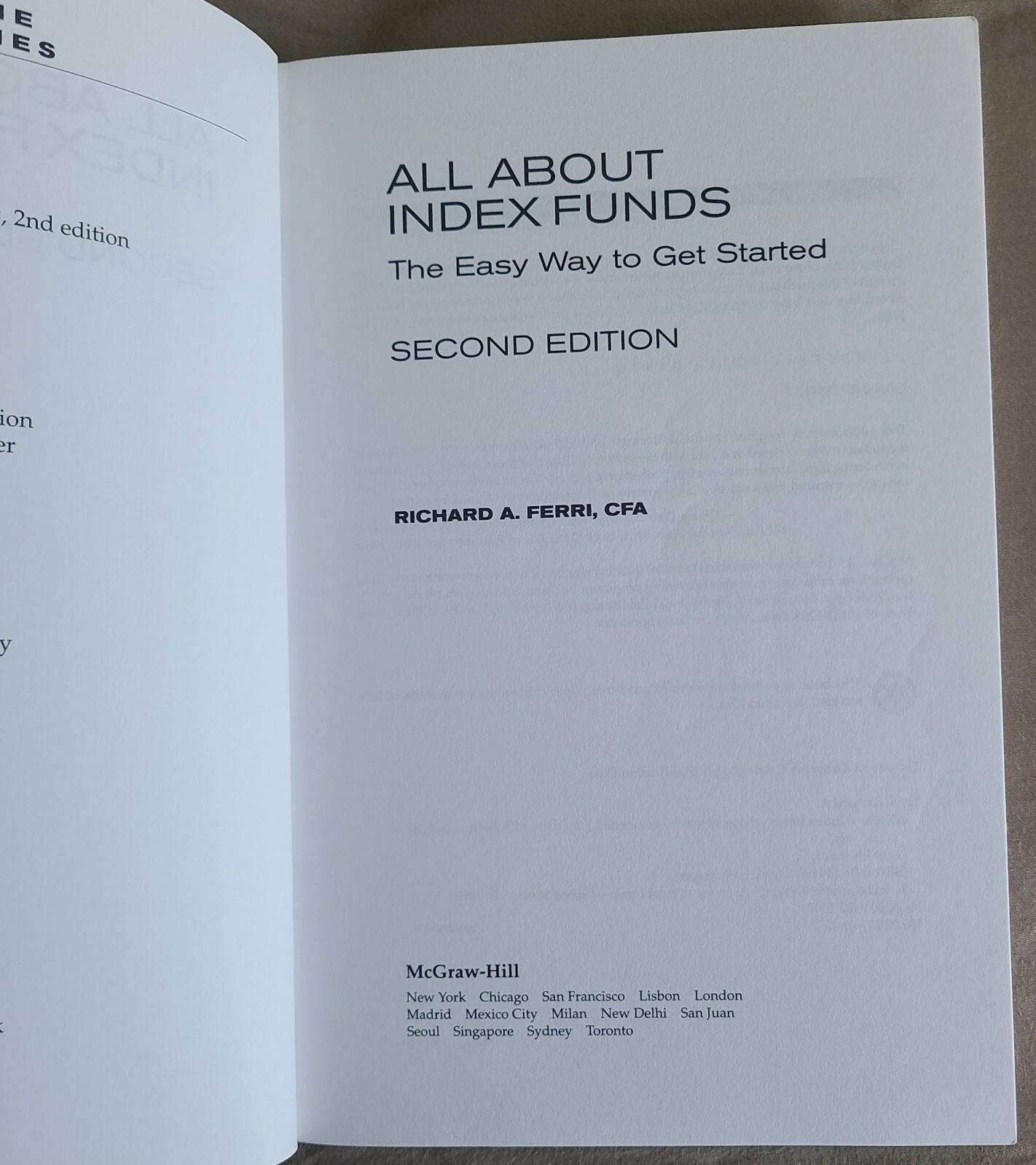 All about Index Funds: The Easy Way to Get Started by Ferri, Richard A.