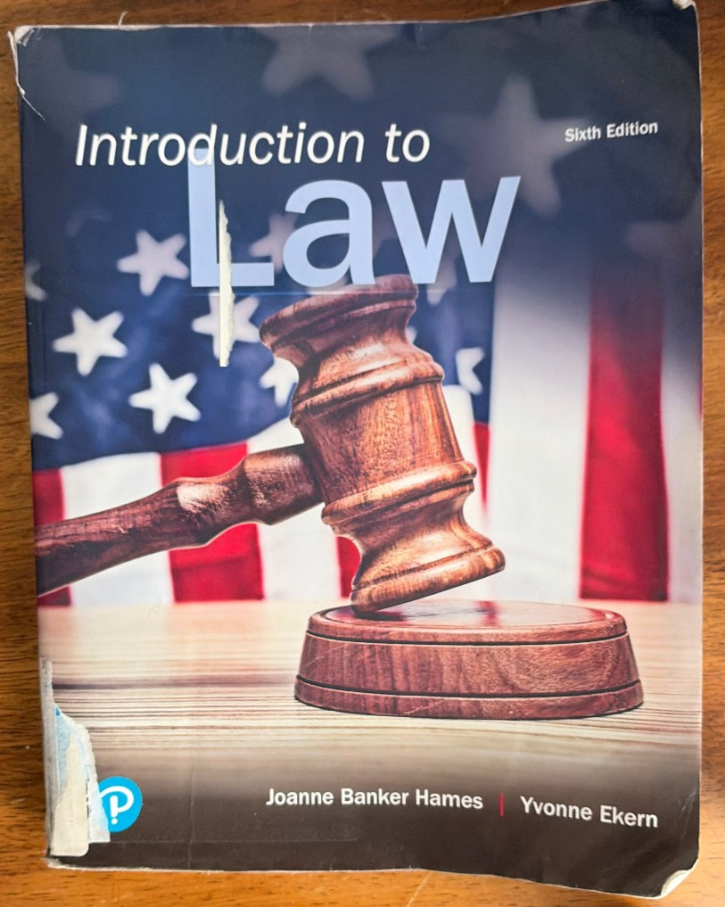 Introduction to Law by Yvonne Ekern and Joanne Hames (2018, Trade Paperback)