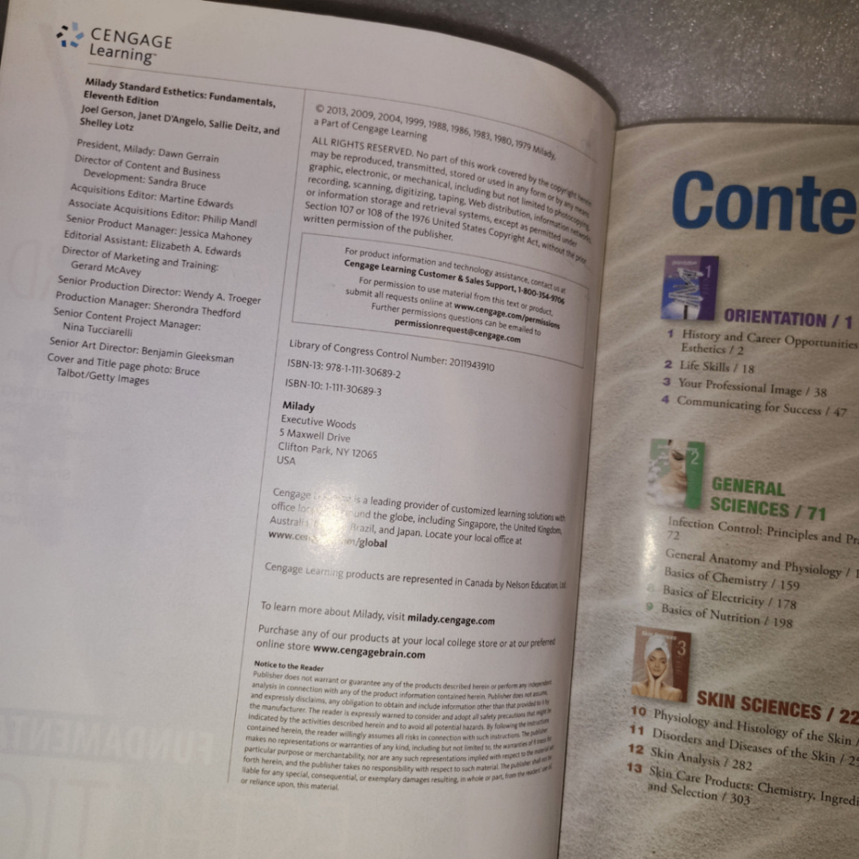 Milady Standard Esthetics Fundamentals Gerson D’Angelo 2013 11th Ed Cengage