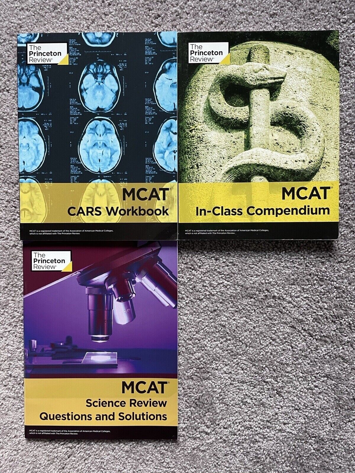 Princeton Review MCAT Subject Review Complete Box Set (3rd Edition) + Workbooks