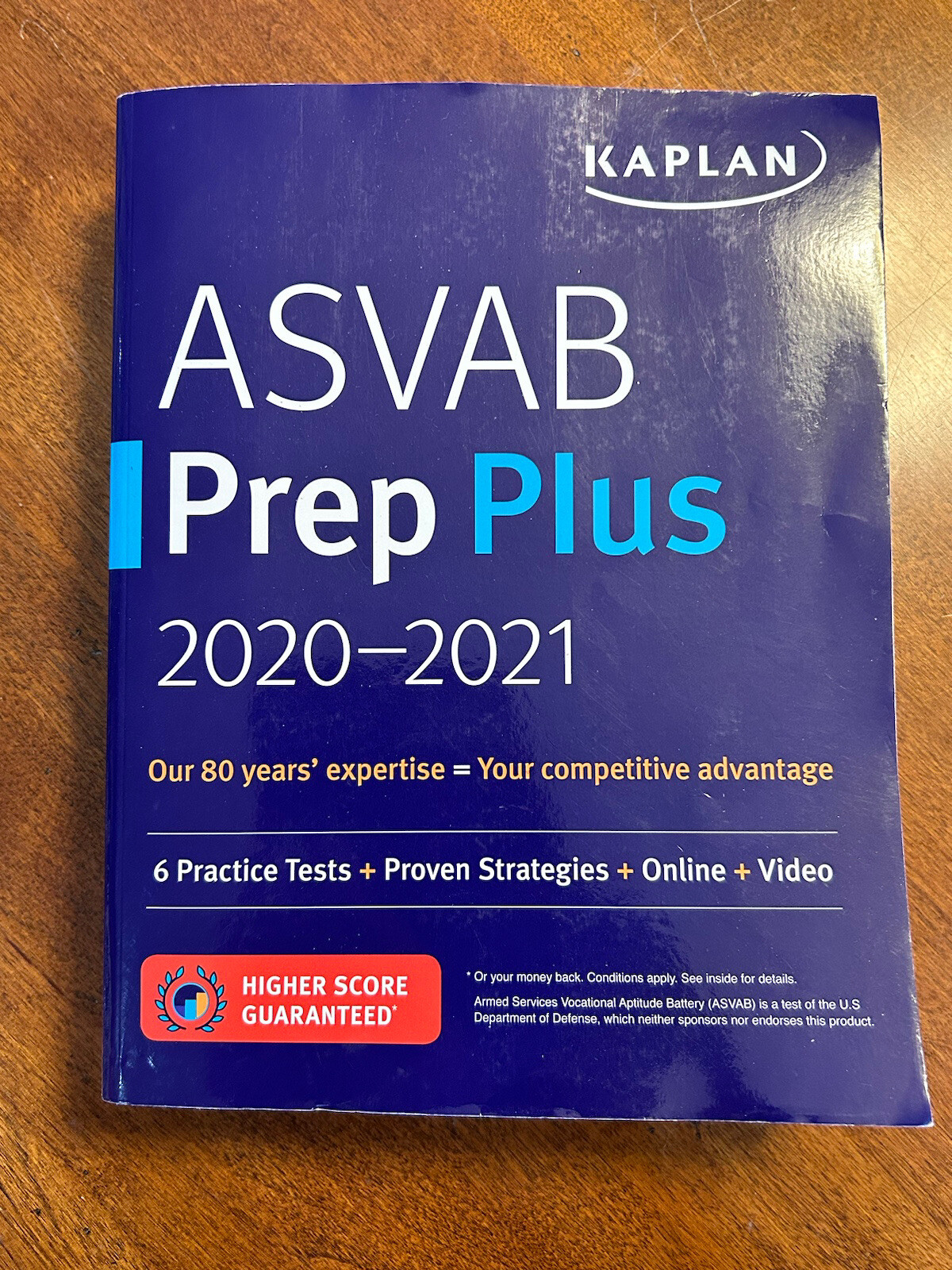 ASVAB Prep Plus 2020-2021: 6 Practice Tests + Strategies + Online LIKE NEW