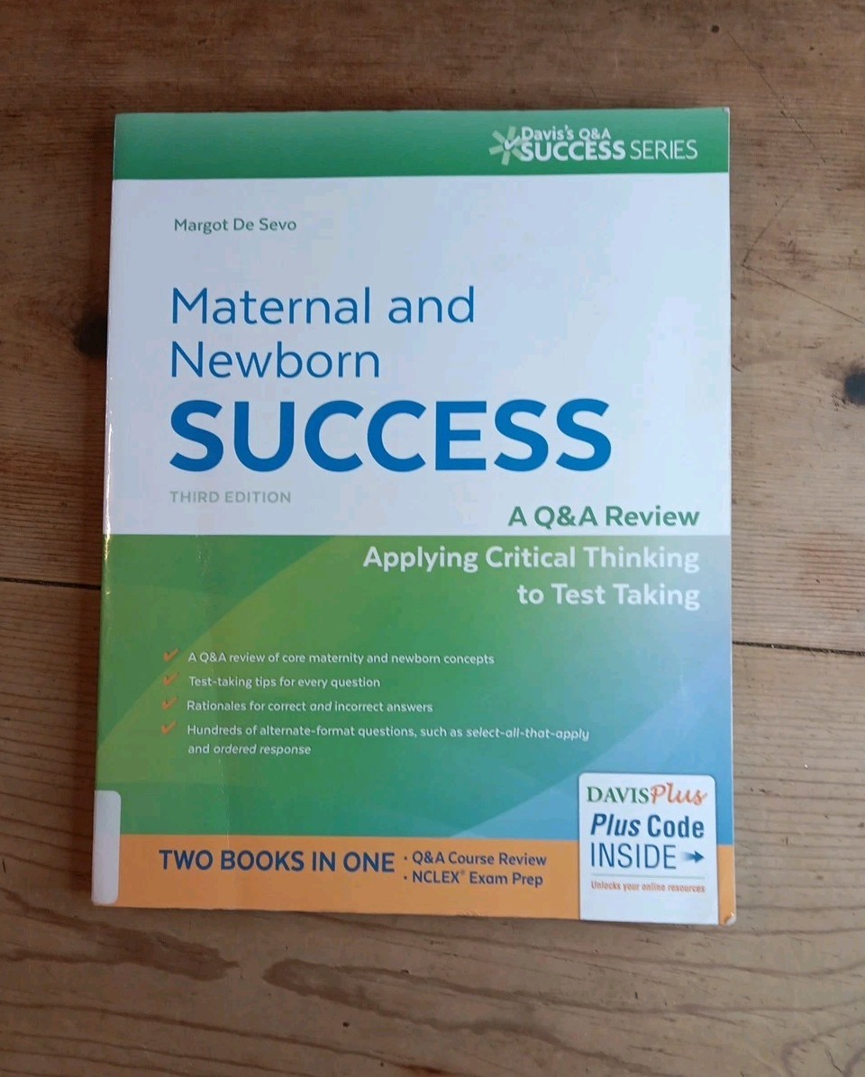 Maternal and Newborn Success Third Ed A Q&A NClex 2 In 1 PB Book 2017 De Sevo