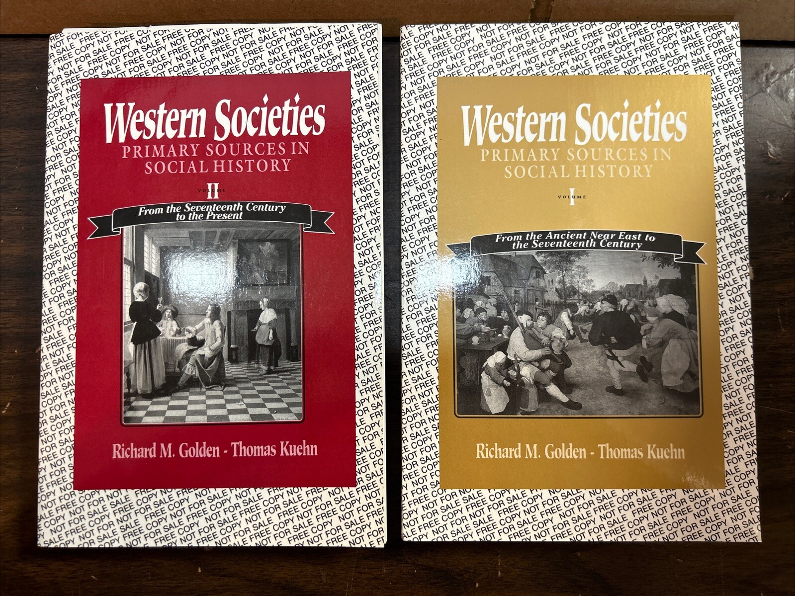 Western Societies : Primary Sources in Social History by R. M. Golden 2 Vol Set