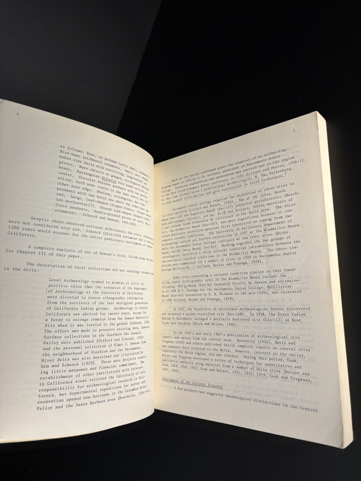 University of Ca #15 The Early Horizon In Central California Prehistory 1972
