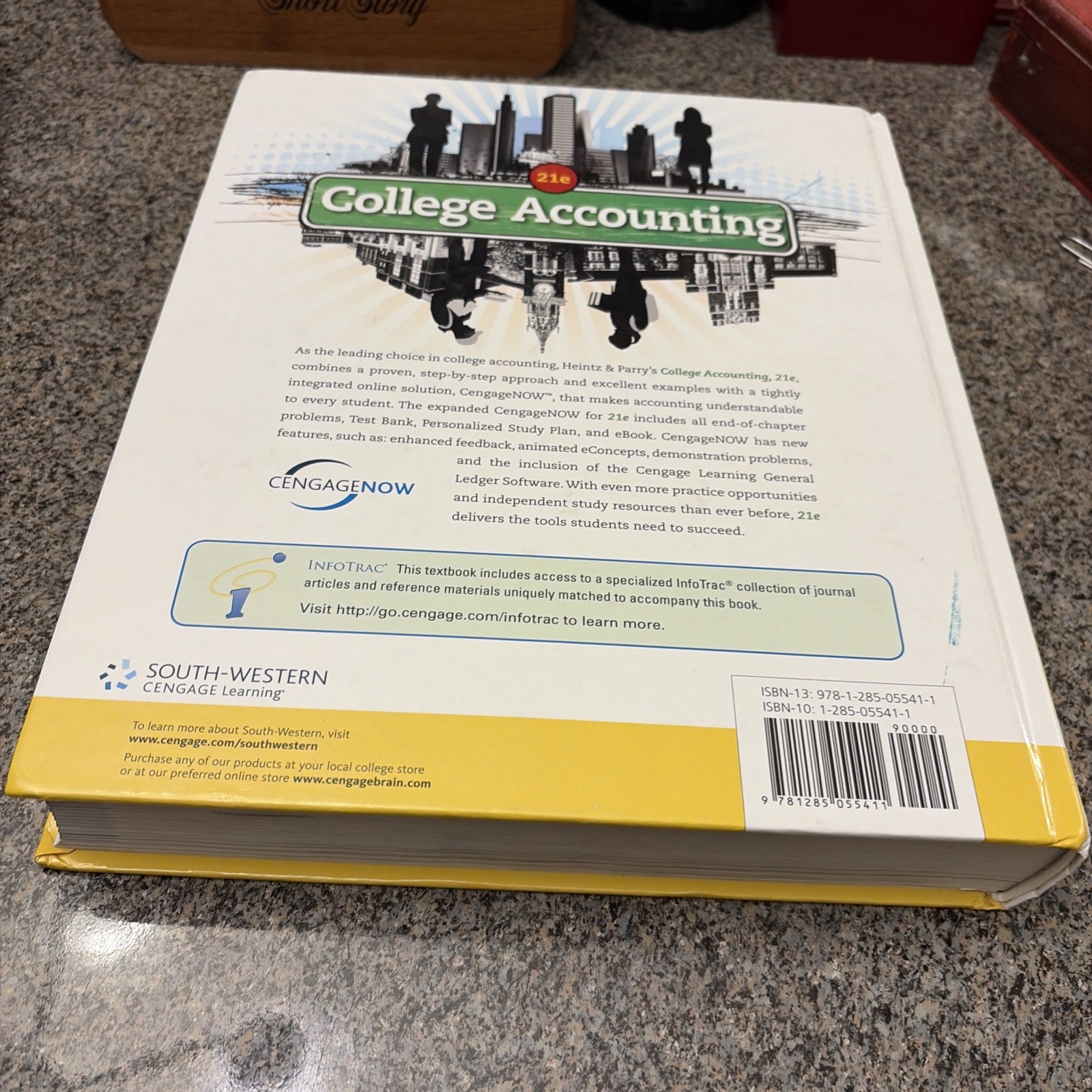 College Accounting, 21e, Ch. 1-27 by Heintz & Parry (2013, Hardcover) Ex. Cond.