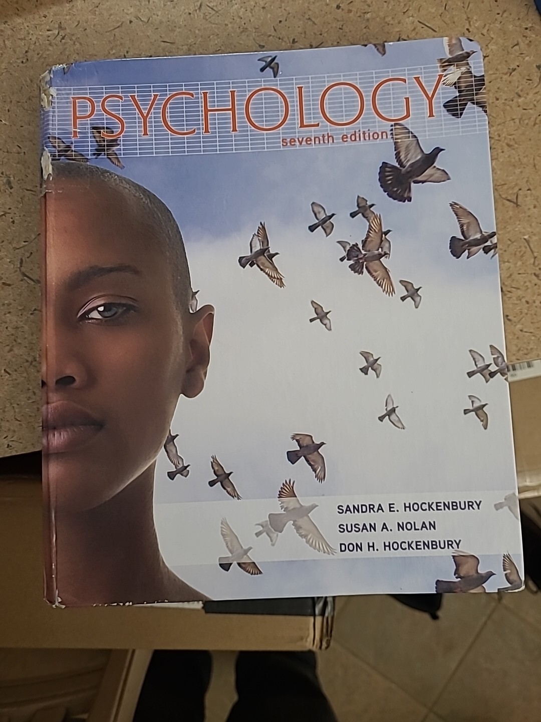 Psychology – Hardcover, by Hockenbury Sandra E. Nolan Susan A. – New