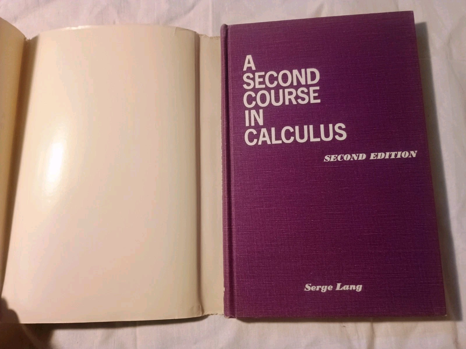 A Second Course In Calculus – 2nd Second Edition – Serge Lang – 1968