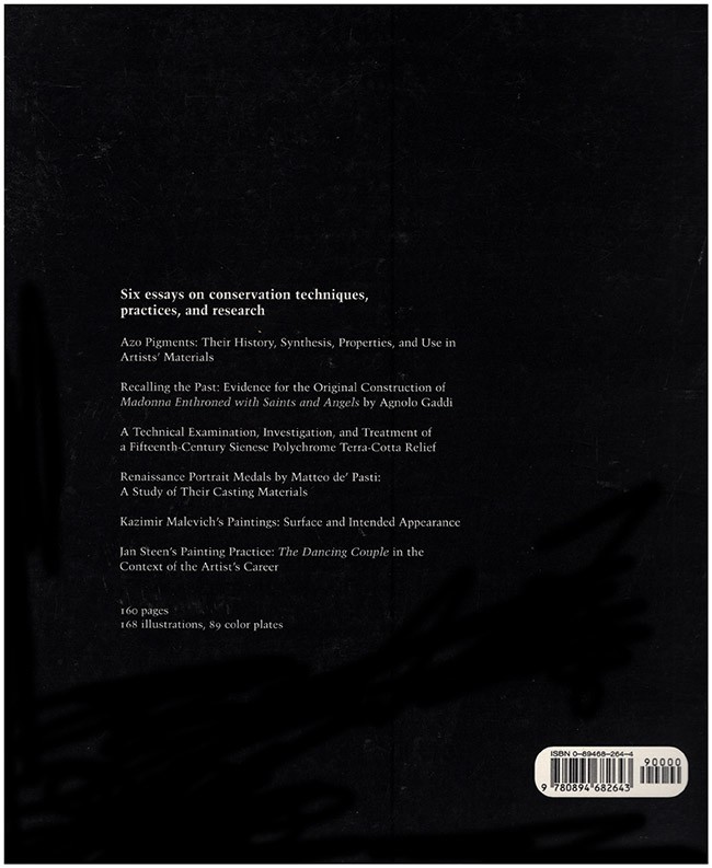 Studies in the History of Art, Volume 57: Conservation Research 1996-1997