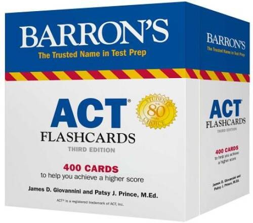 ACT Flashcards (Barron’s Test Prep) – Cards By Giovannini, James D. – VERY GOOD