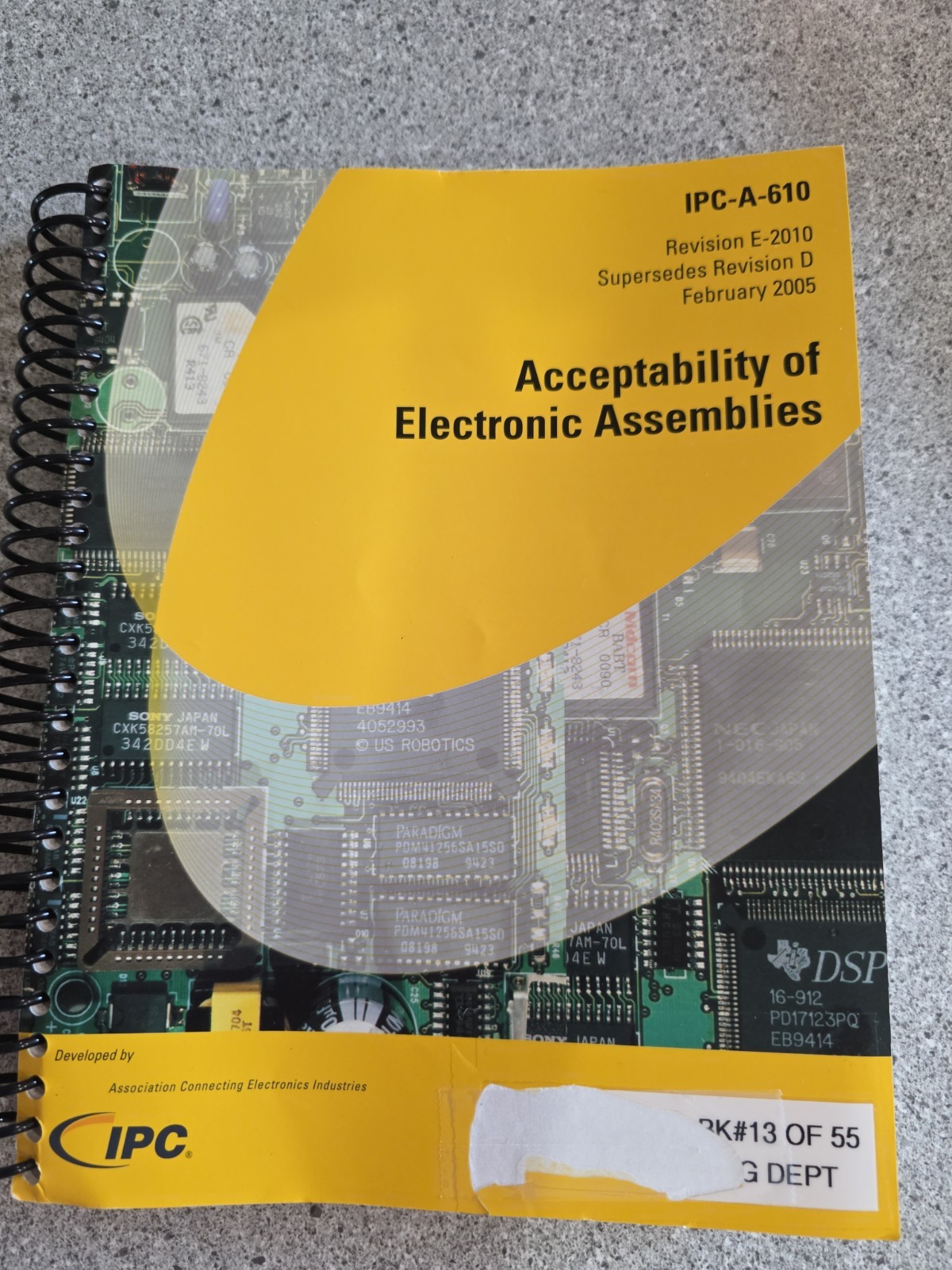 IPC-A-610 ACCEPTABILITY OF ELECTRONIC ASSEMBLIES Revision E 2010