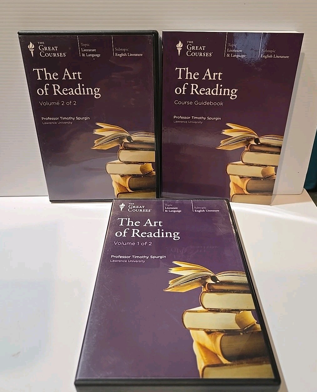 The Great Courses The Art of Reading Book and CDs