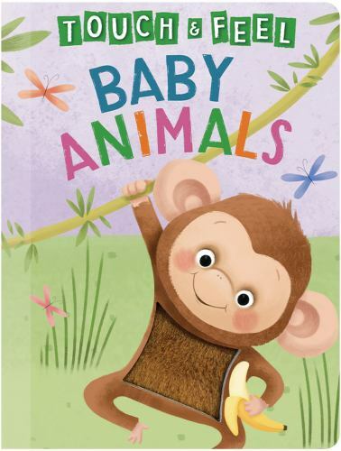 Baby Animals: A Touch and Feel Book – Children’s Board Book – Educational – GOOD