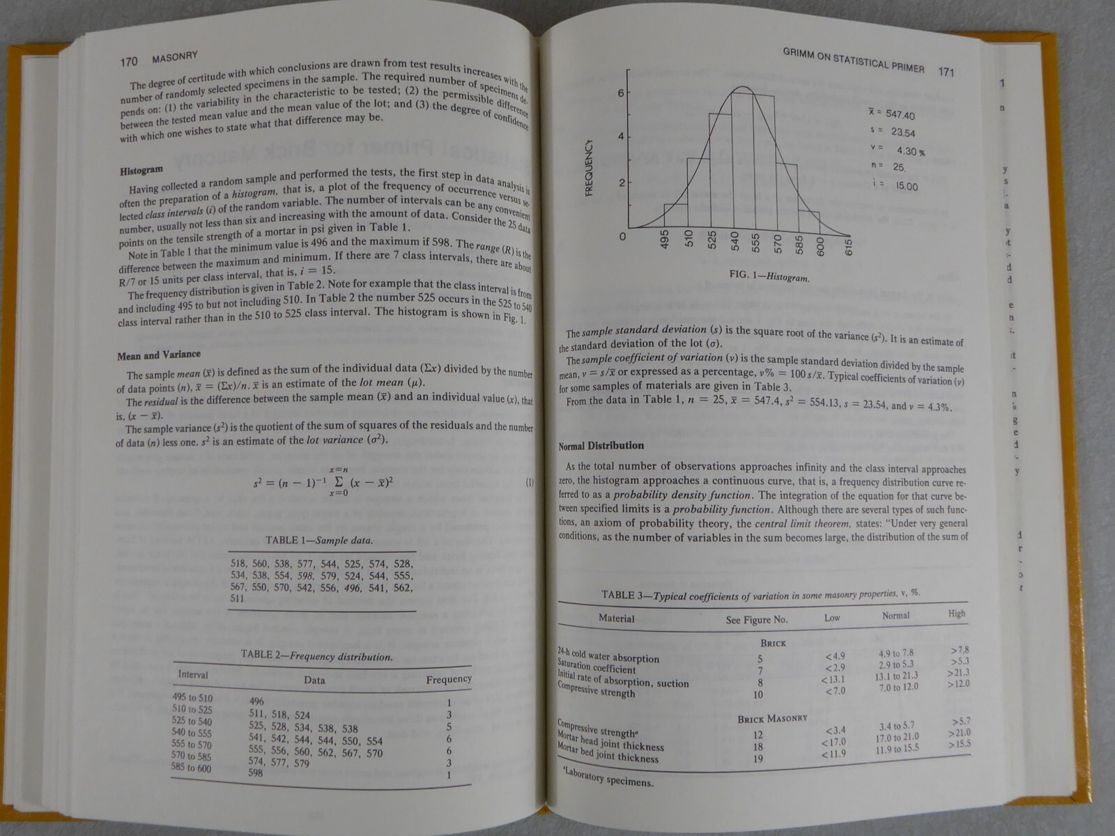 Masonry: Materials, Design, Construction, & Maintenance Harry Harris ASTM 1988