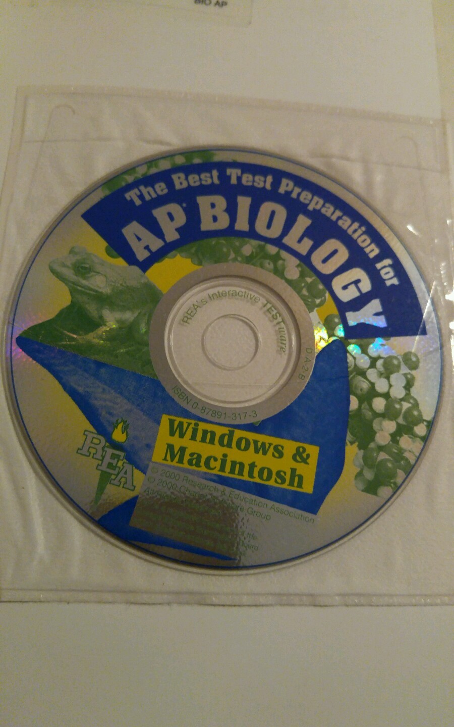 AP BIOLOGY REA College Entrance 6 Full Practice Exams + CD ROM DETAILED Answers