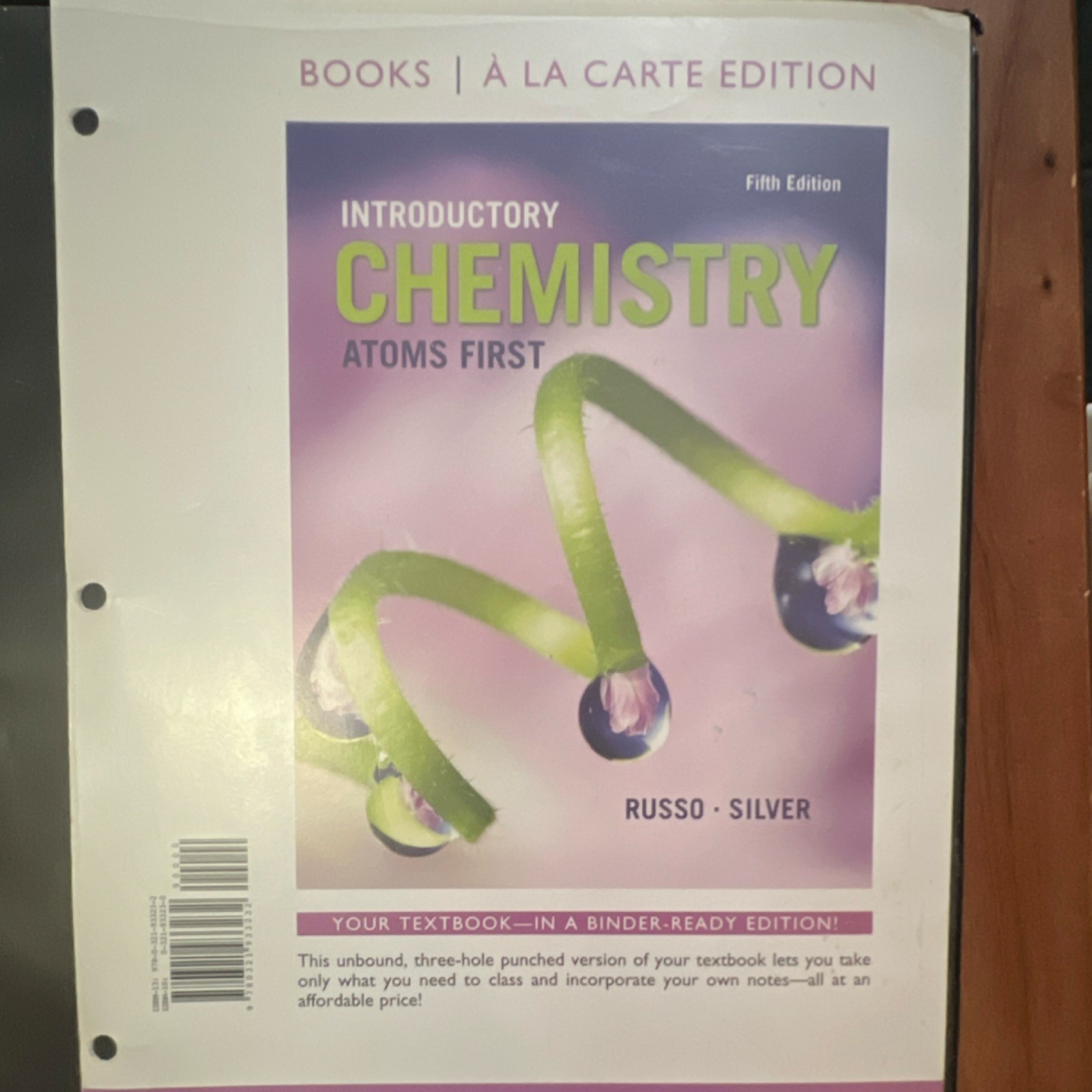Introductory Chemistry : Atoms First, Books a la Carte Edition Russo & Silver
