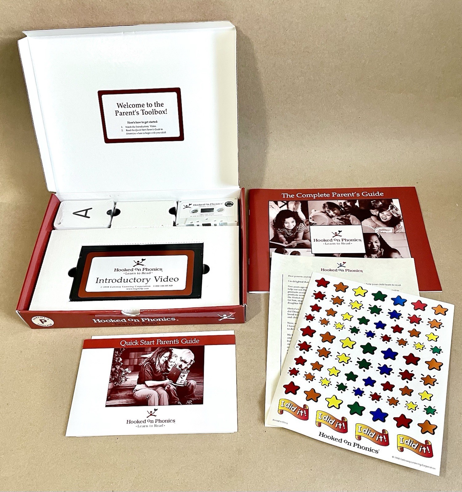 Vtg Hooked On & Saxon Phonics – Mixed Lot, Parent’s Toolbox, Level 2, 4 & Misc.