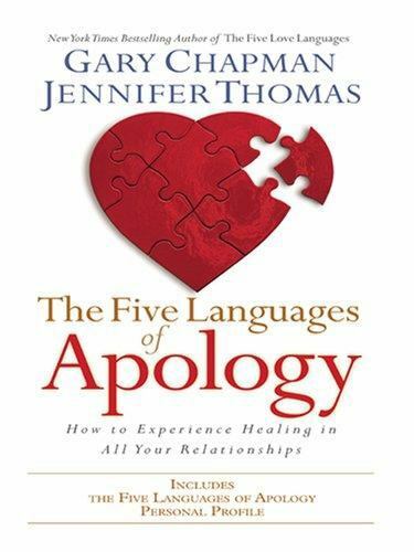 like new* Thorndike Inspirational Ser.: Five Languages of Apology