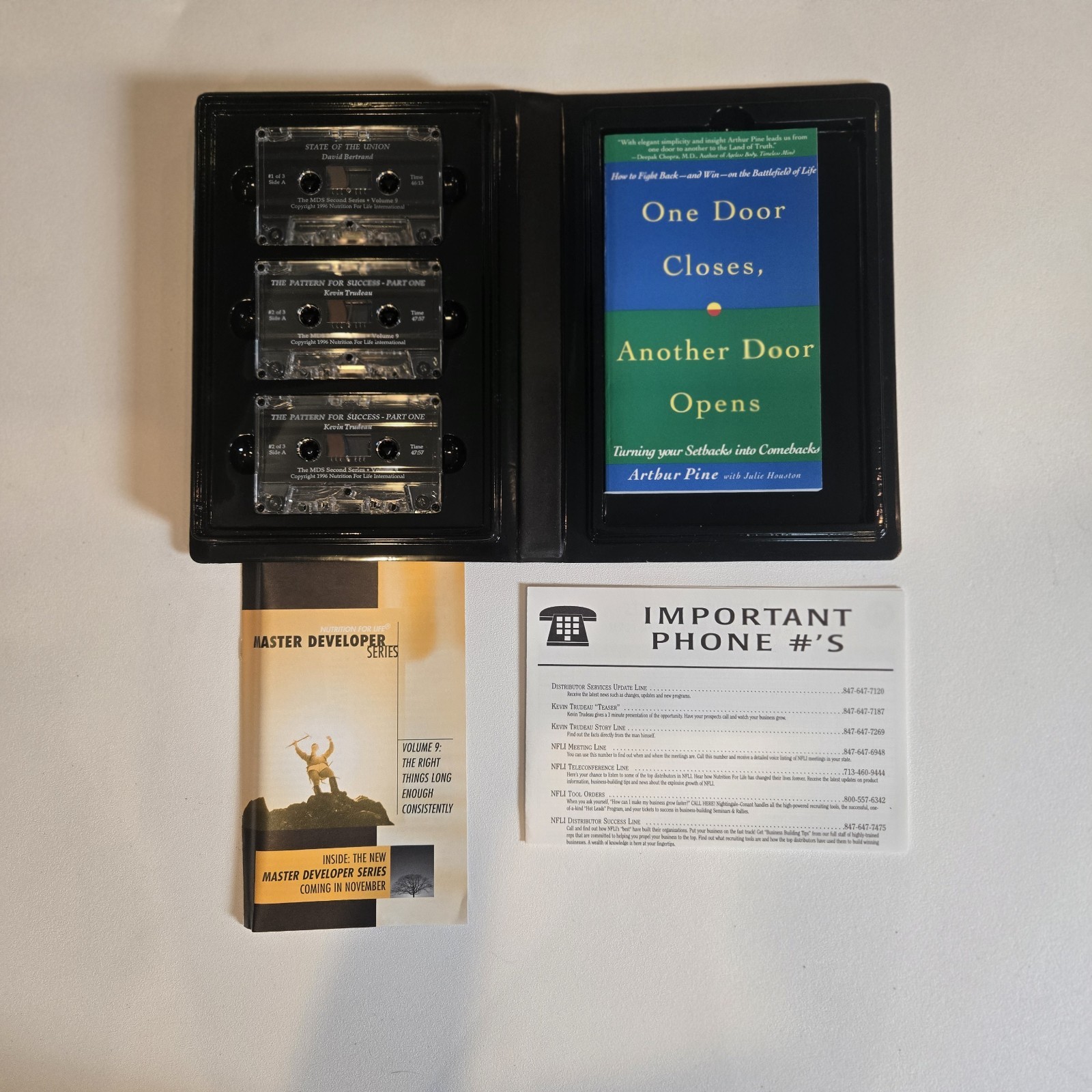 Nutrition for Life Master Developer Series Vol 5-10 VHS Cassette Set w Books NEW